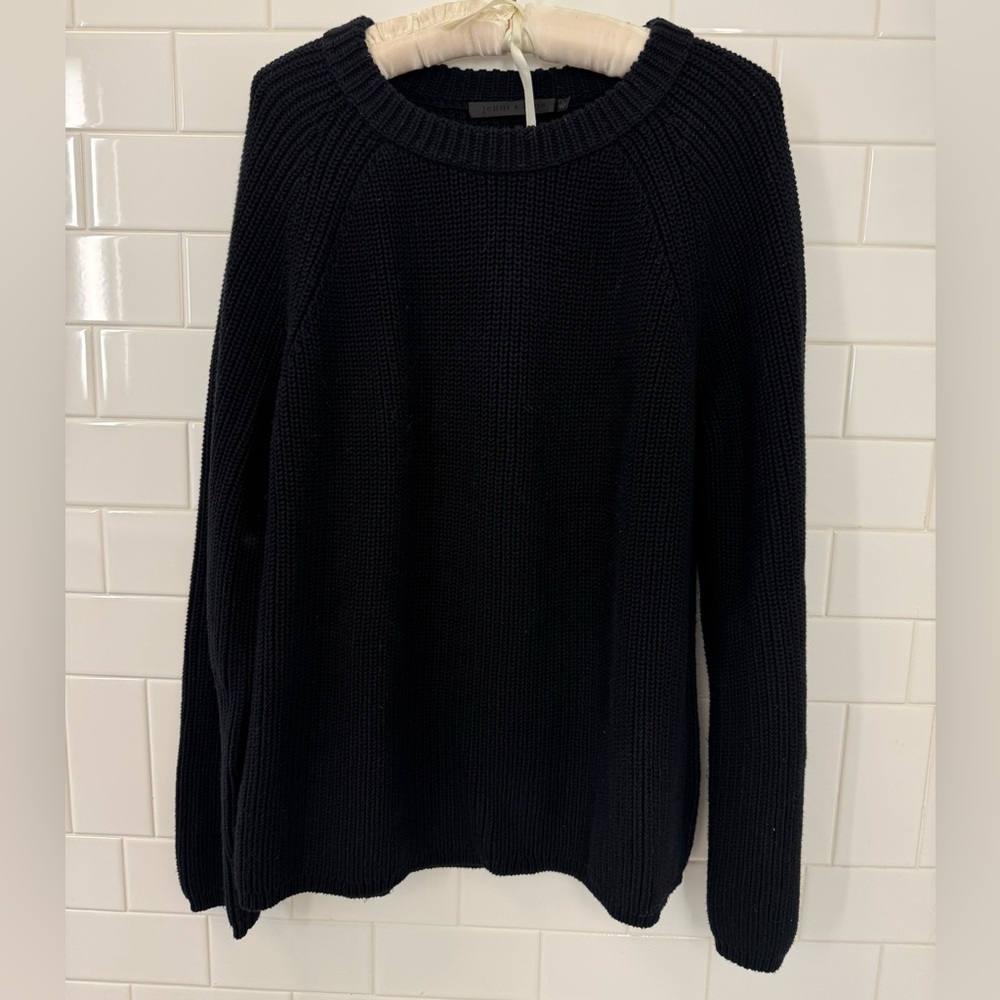 Jennie Kayne cotton fisherman sweater